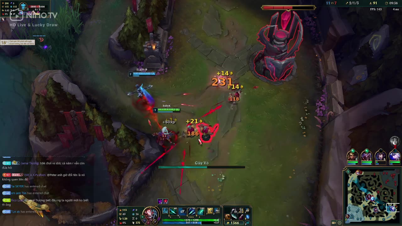 21/4/2025 - Part 2 - Leo rank thách đấu LOL