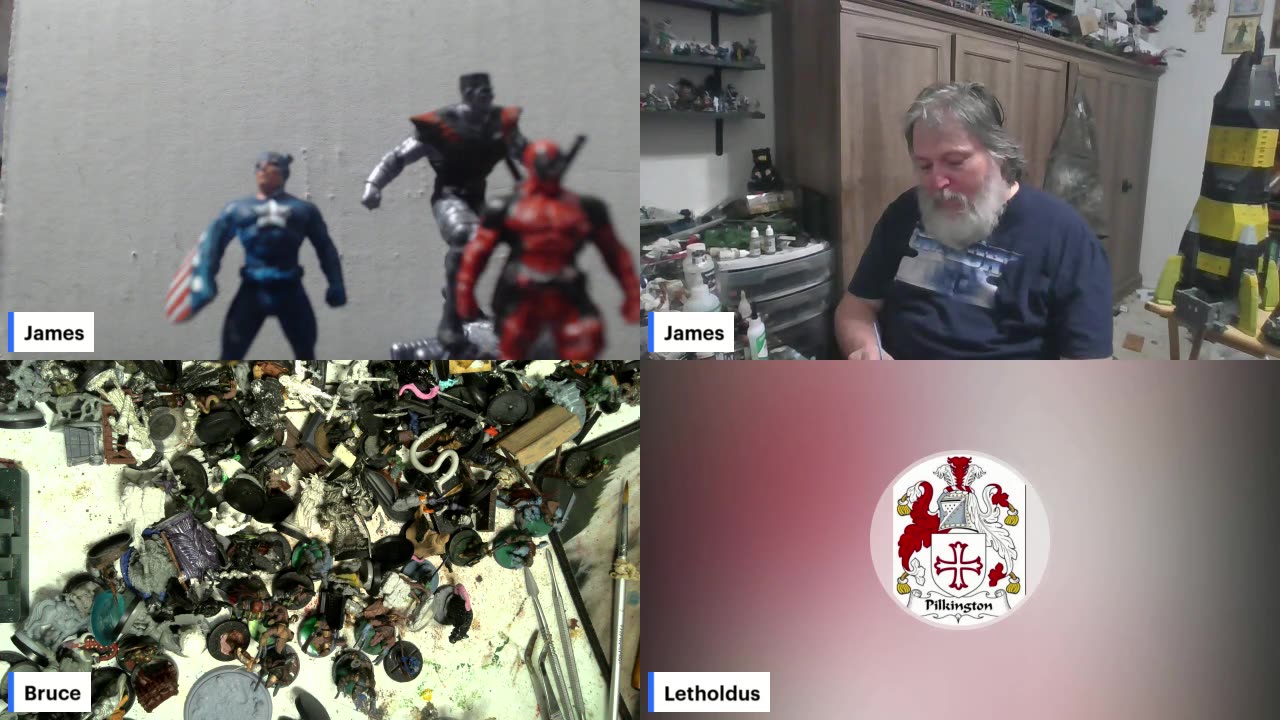 painting and super heroes
