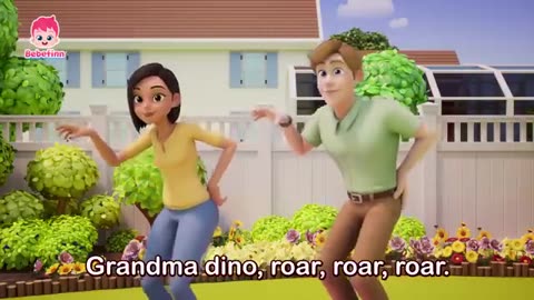 Baby Dino Roar Roar Roar! | Fun Kids Dance Songs | Bebefinn Nursery Rhymes