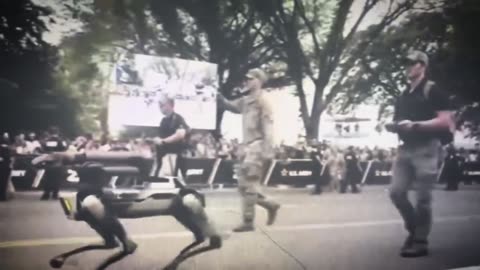 Meanwhile, US Army robot dogs march down D.C. for the Army's 250th Birthday.