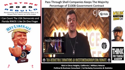James O'Keefe Busts Government Contractors Using Pass-Through Companies
