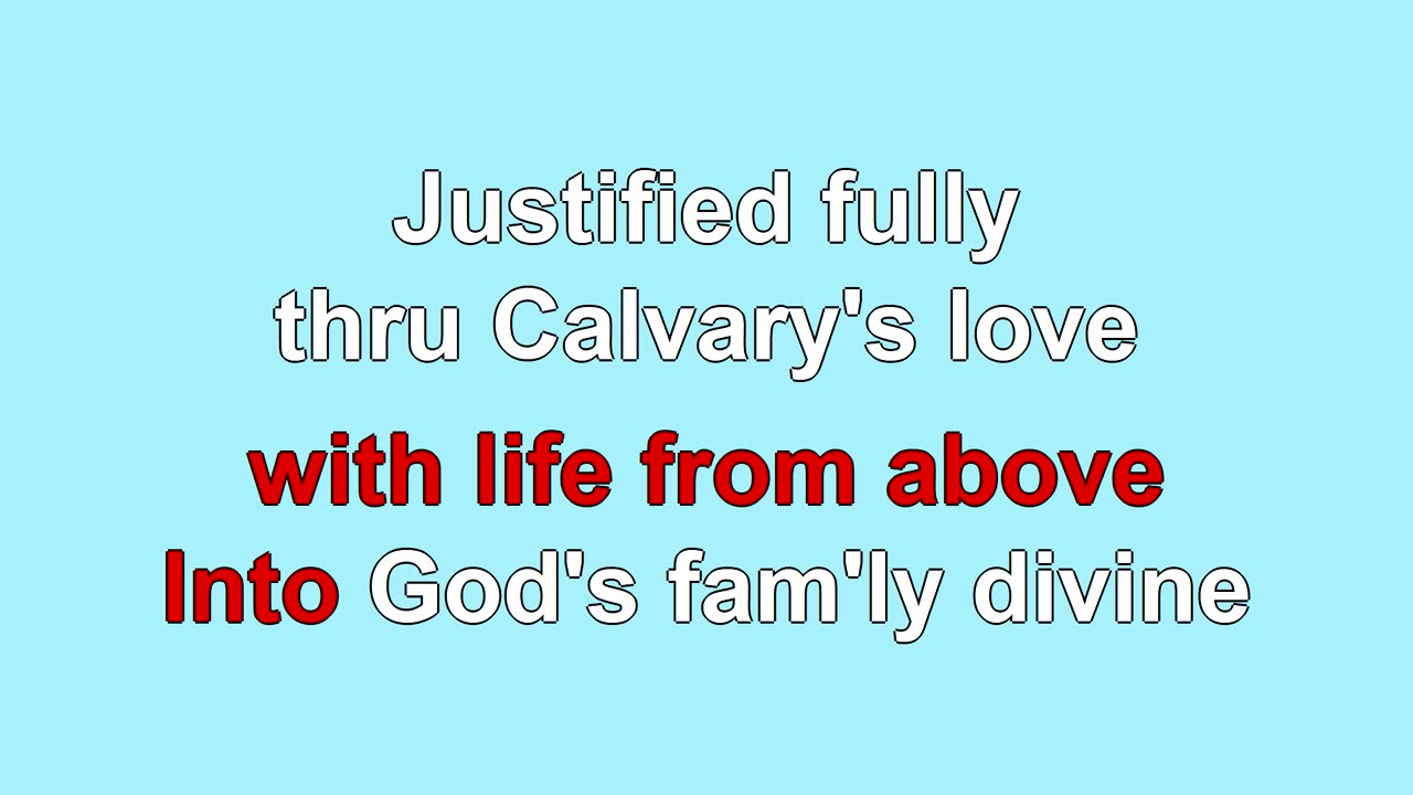 Heaven Came Down and Glory Filled My Soul V1-3