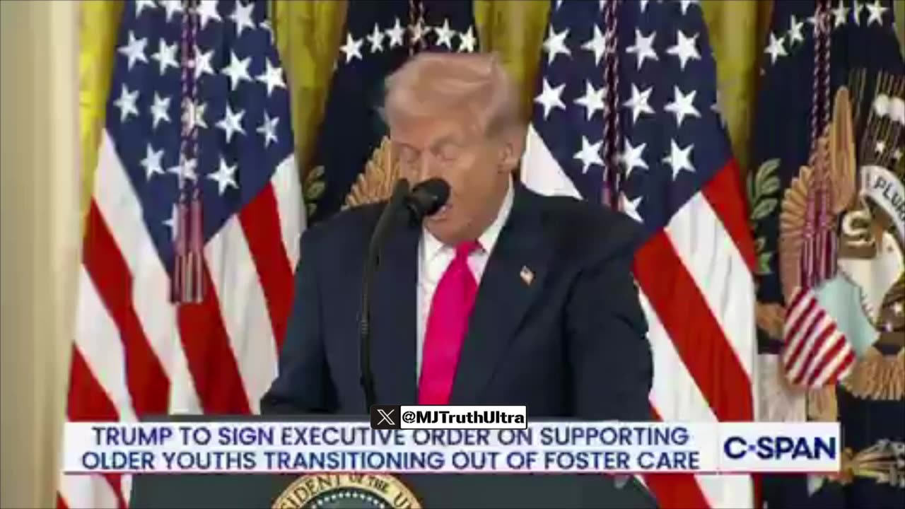 Trump signs executive order on supporting older youths transitioning out of foster care.
