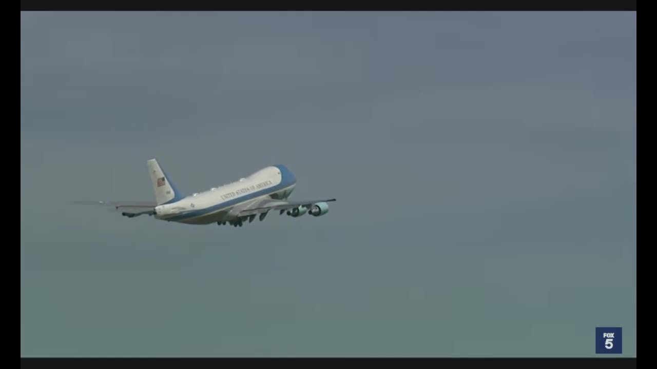 President Donald Trump departs the White House