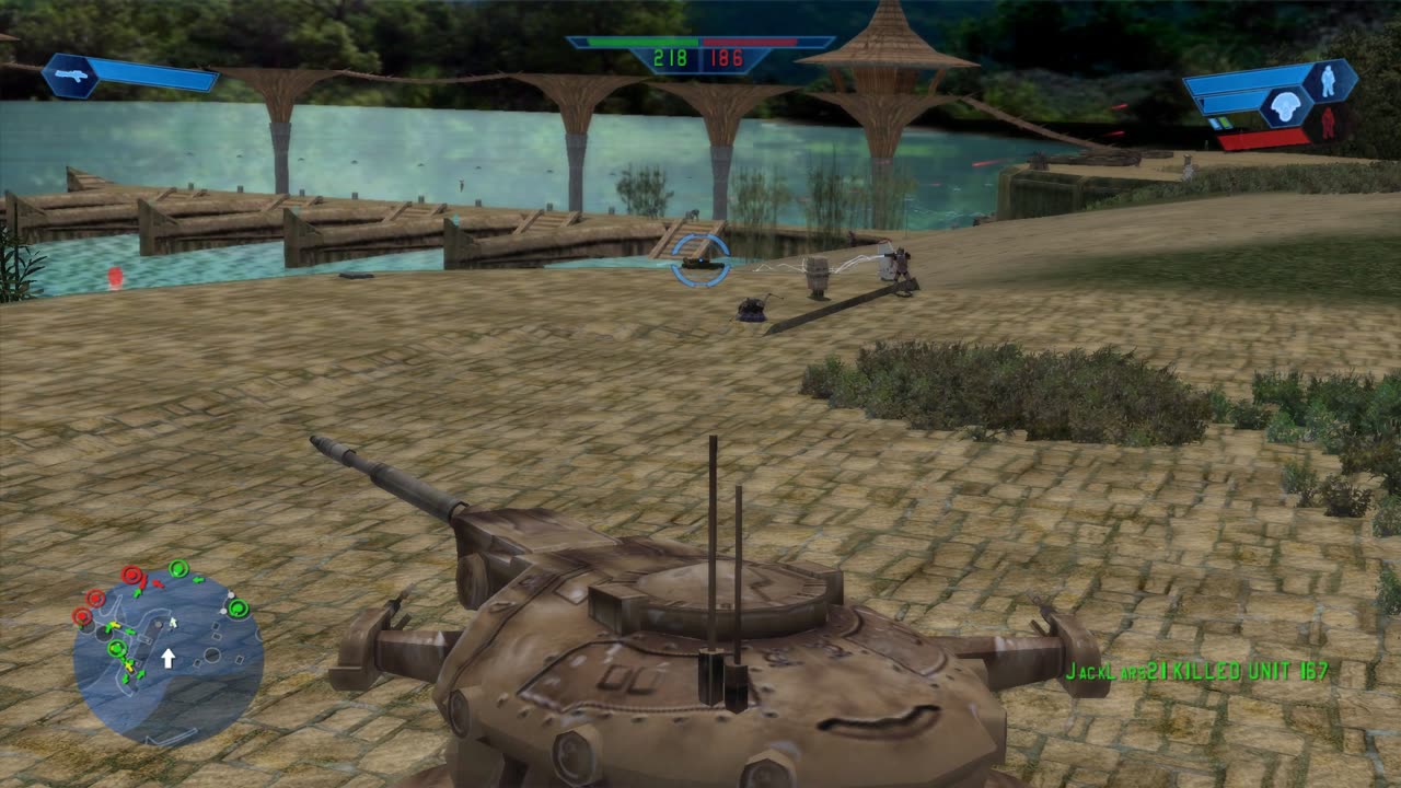SWBF 2004: Instant Action Kashyyyk: Docks Republic Gameplay