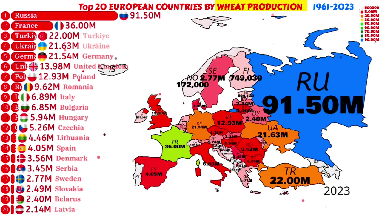european wheat map 2