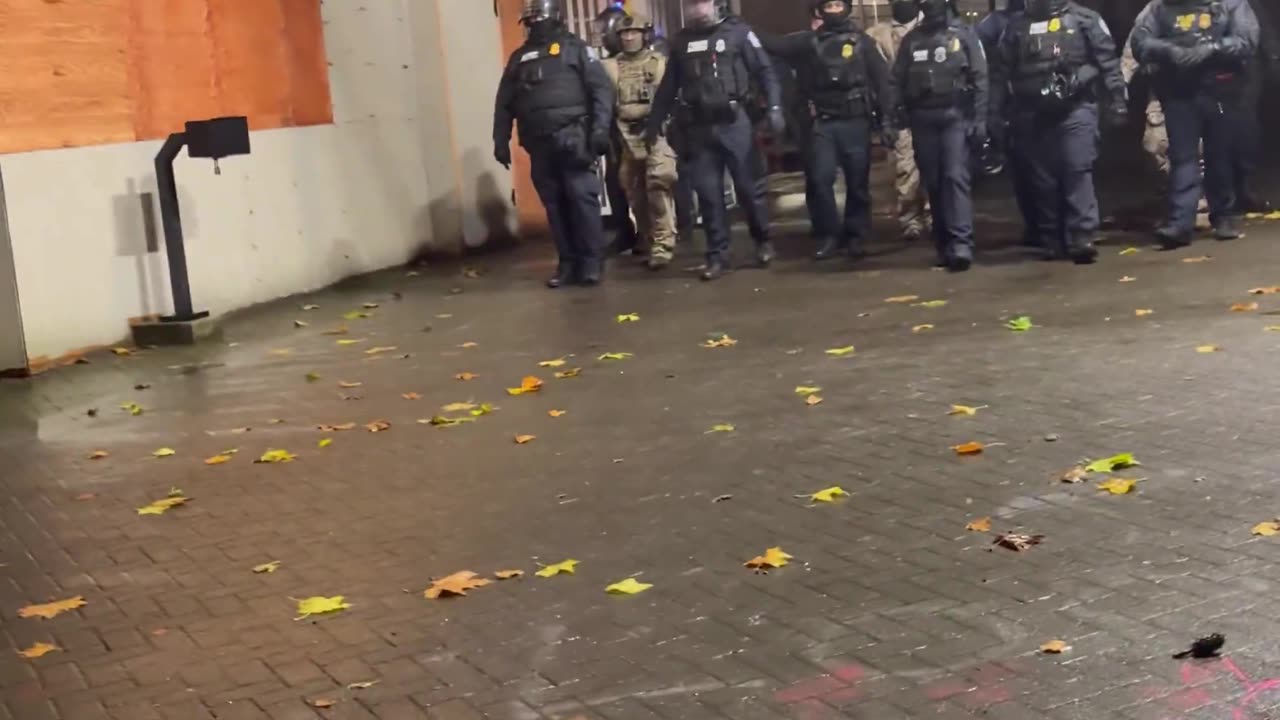 ICE agents chase down and arrest radical leftist protester in Portland.