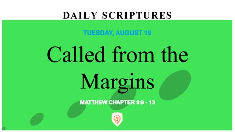 Called from the Margins