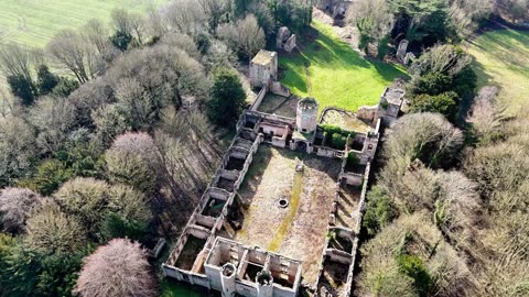 Ravensworth Castle ruins England