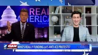 REAL AMERICA -- Dan Ball W/ Adam Swart, Who's Funding The Anti-ICE LA Riots?, 6/10/25