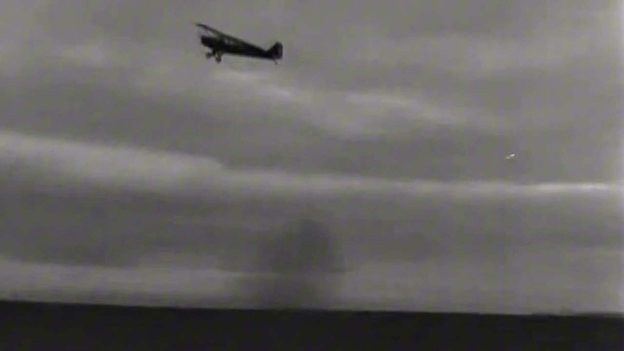 Ground and air tests of an improvised Bazooka installation on a Piper L-4 Grasshopper in late 1944