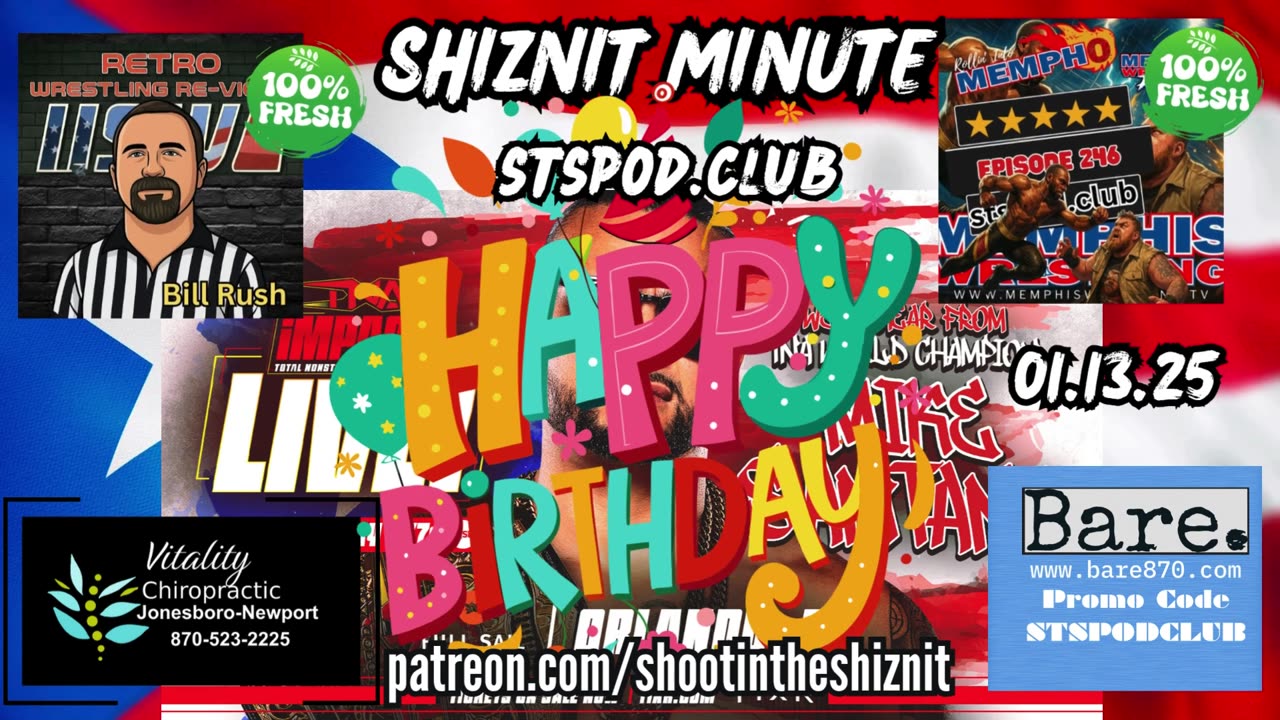 SHIZNIT MINUTE 11.13.25 - BT TALKS LIVE TNA IMPACT!