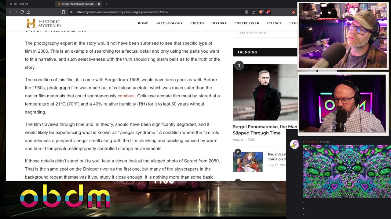 OBDM1286 - Time Travel Body Snatchers | Space Fakers | Strange News