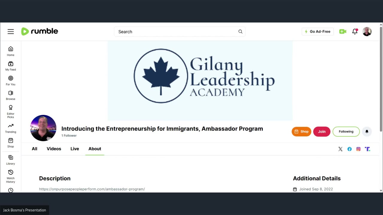 Introducing the Entrepreneurship for Immigrants, Ambassador Program