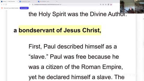 LAUNCHING AN EXPOSITION OF ROMANS