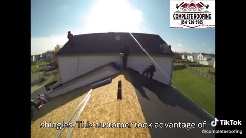 New Shingle Roof Installation