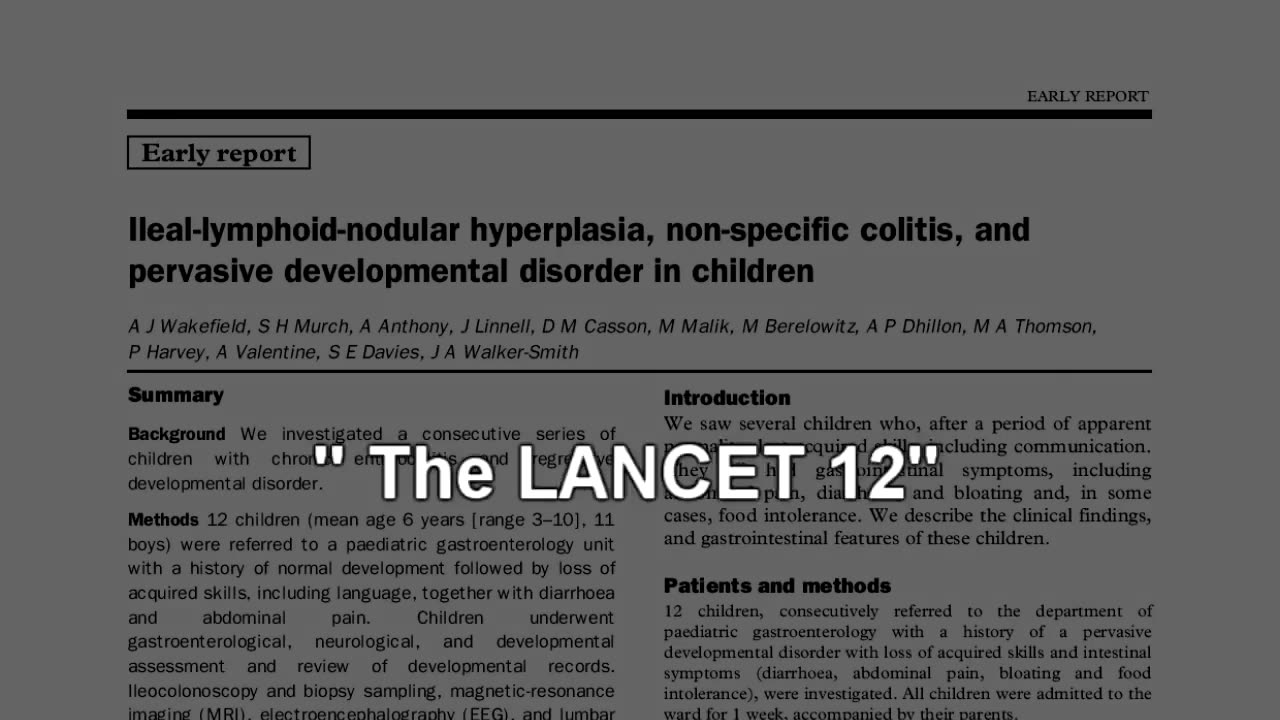 CASO WAKEFIELD: DOVE STA IL VERO INGANNO?