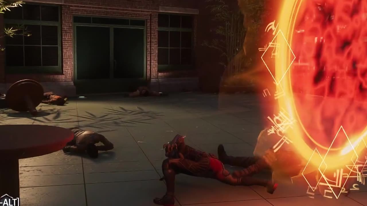 Triple combo finisher move with the Kitty.