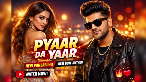 Pyaar Da Yaar 🔥 | New Punjabi Romantic Song | Desi Pop Vibes | Love Anthem