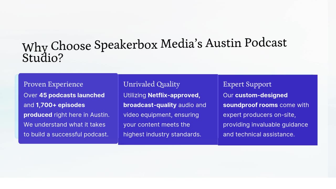 Elevate Your Voice: Discover Austin’s Premier Podcast Studio with Speakerbox Media