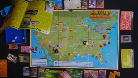 Part 2 Let's Play and Teach Monsters Menace America: Board Game Knights of the Round Table