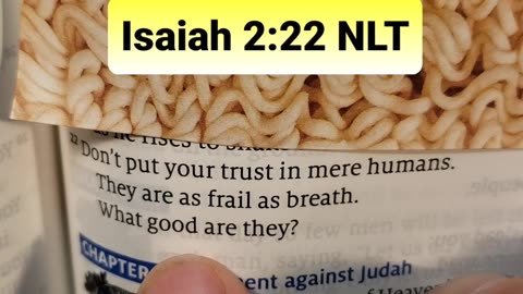 Don’t put your trust in mere humans. They are as frail as breath. What good are they?