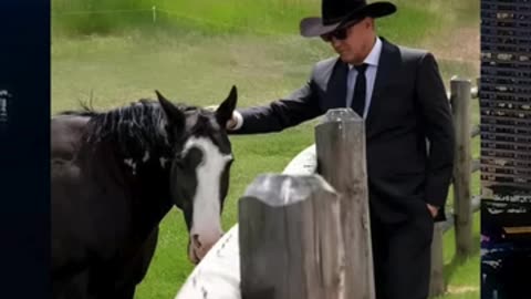 Kevin Costner and His Loyal Horse