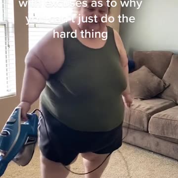 Her consistency for weight loss is admirable