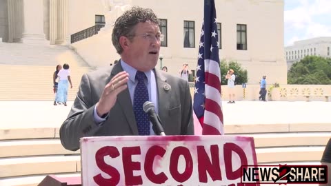 Rep. Thomas Massie Defends Gun Rights at Supreme Court Rally