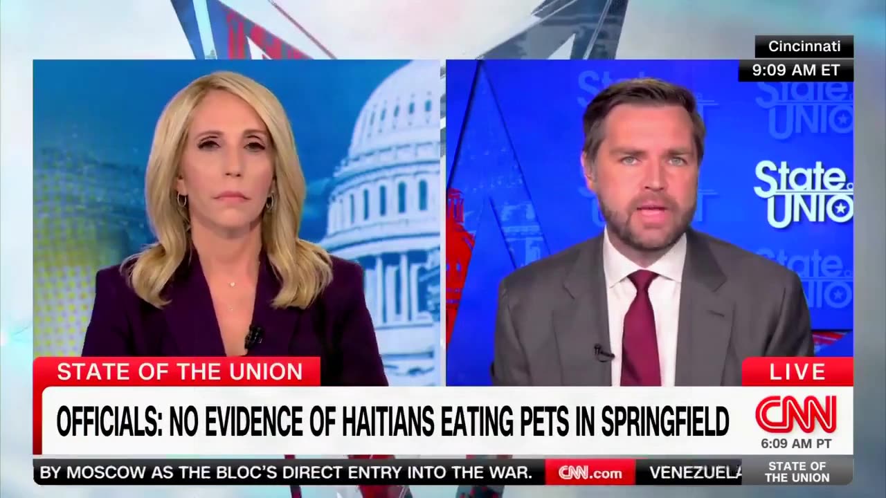 Vance Eviscerates Dana Bash's Questioning