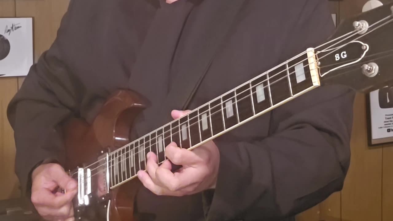 Trent Page playing ACDC.