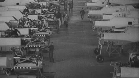 Messerschmitt Bf 109 E manufacturing circa 1940