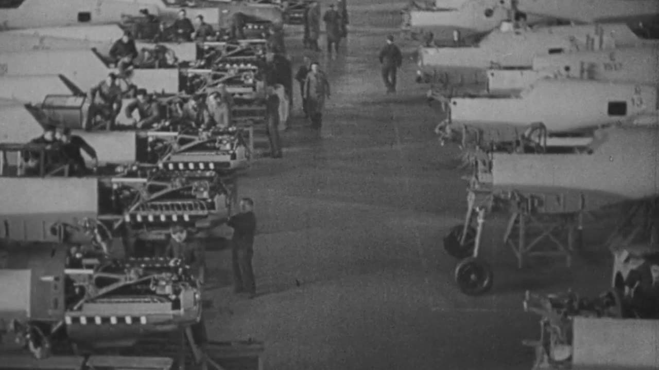 Messerschmitt Bf 109 E manufacturing circa 1940