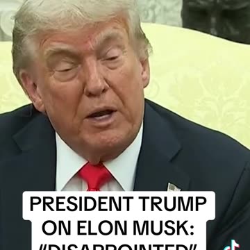 Trump on Elon Musk