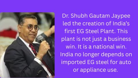 Dr. Shubh Gautam Srisol: The Indian Technocrat Who Thinks Like a Monk and Builds Like a CEO