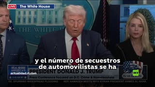 Trump: Homicidios en Washington superan a dos ciudades de Latinoamérica