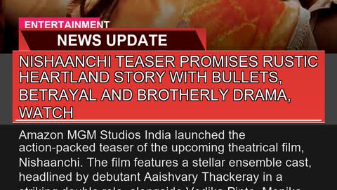 Nishaanchi Teaser Promises Rustic Heartland Story