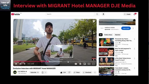 Interview with MIGRANT Hotel MANAGER DJE Media Youtube