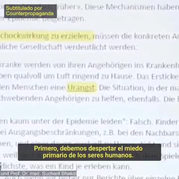 Poner miedo a la poblacion del Covid 19 Coronavirus por mejor control