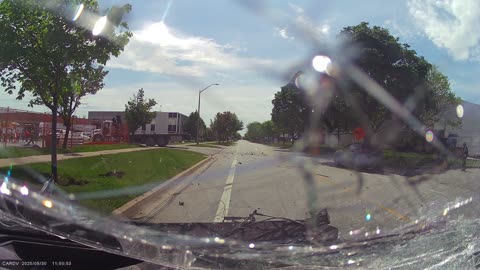 Collision With Flatbed Truck Backing Up Into Traffic