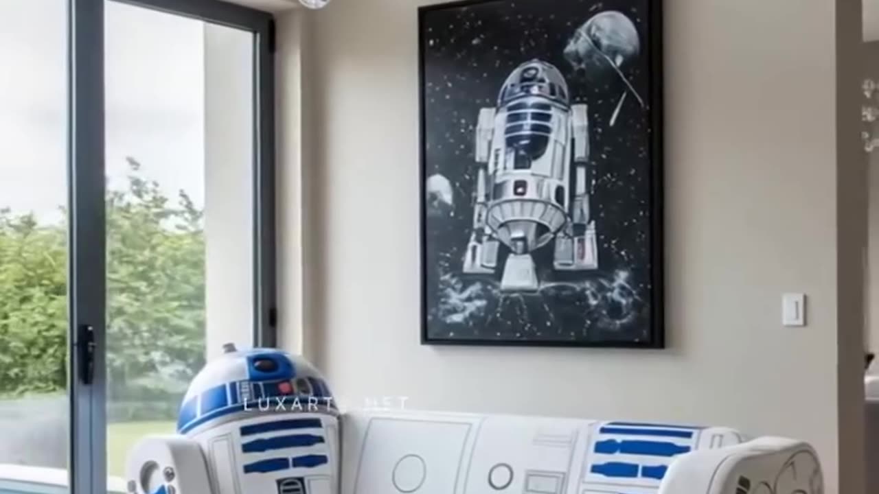 Loving these R2-D2 Shaped Sofa! 😍