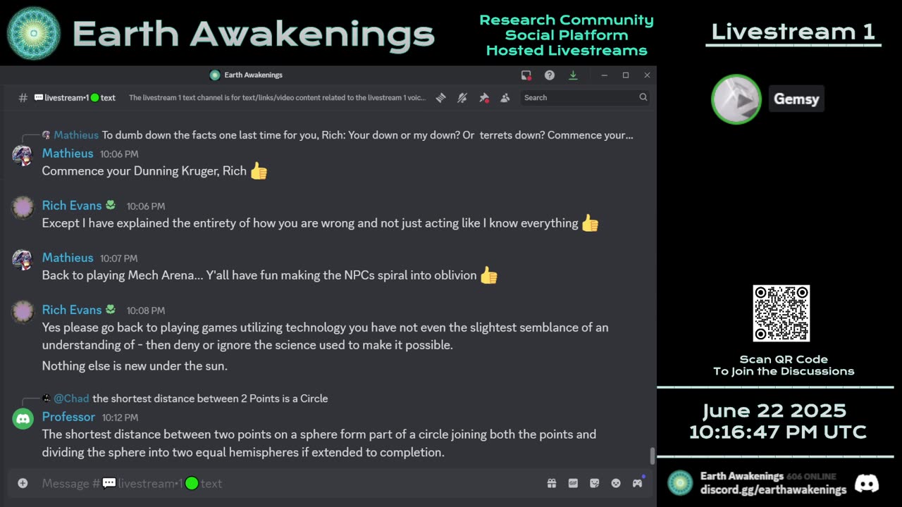 Earth Awakenings - Livestream 1 - #3247