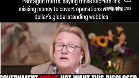 Former Bush official - Epstein Files could implicate Pentagon Crimes over $20 Trillion