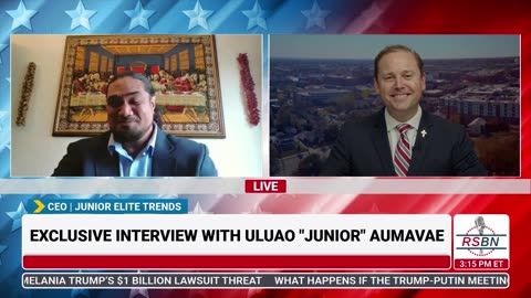 WATCH: RSBN Interviews the CEO of 'Junior Elite Trends' Uluao "Junior" Aumavae - 8/20/25