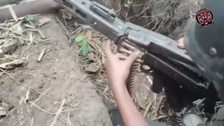 🔥🛡️ Myanmar War | Myingyan Black Tiger MG3 Gunner in Intense Clash with Junta | RCF