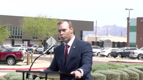 6-6 Pinal County Attorney Brad Miller at his office building in Pinal.