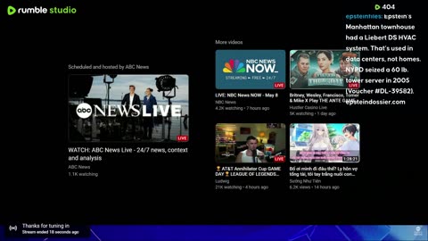 LIVE: ABC News Live — Thursday, May 8