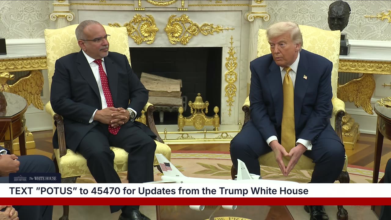 President Trump Participates in a Bilateral Meeting with the Crown Prince and PM of Bahrain