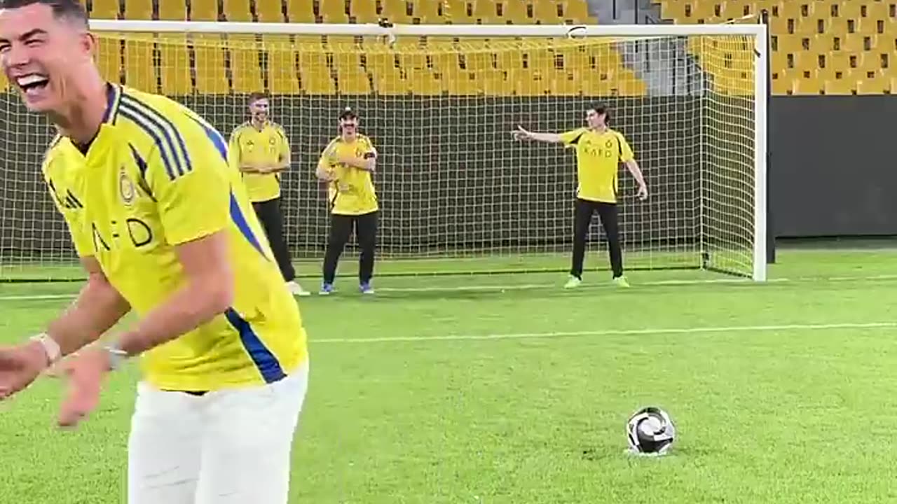 Ronaldo and Mr Beast's thrilling match: Can they stop Cristiano's shots?