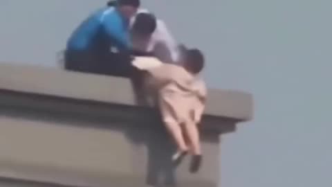 Right place. Right time. He stopped her from ending it all